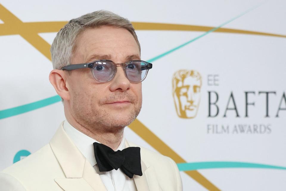 Martin Freeman (pictured), who starred opposite Jenna Ortega in "Miller's Girl," is addressing the controversy surrounding the age gap with his co-star.