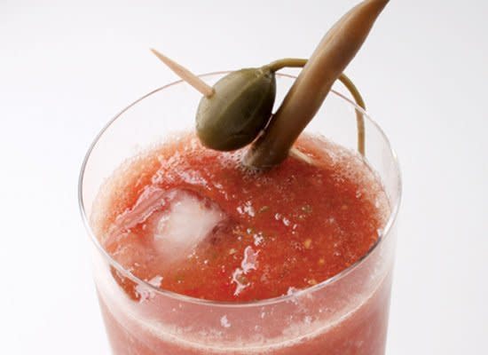 Try this fiery take on the Bloody Mary, made with jalapeno chiles. Garnish with pickled beans and caper berries.    <strong>Get the Recipe for <a href="http://www.huffingtonpost.com/2011/10/27/tomato-jalapeo-bloody-ma_n_1056190.html" target="_hplink">Tomato-Jalapeno Bloody Mary</a></strong>        