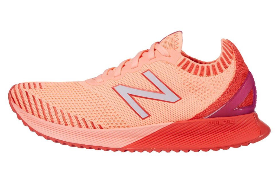 new balance sneakers, orange