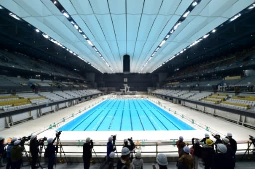 The Olympic-sized 50m pool has a design which can convert it into two 25m pools and change its depth for future events