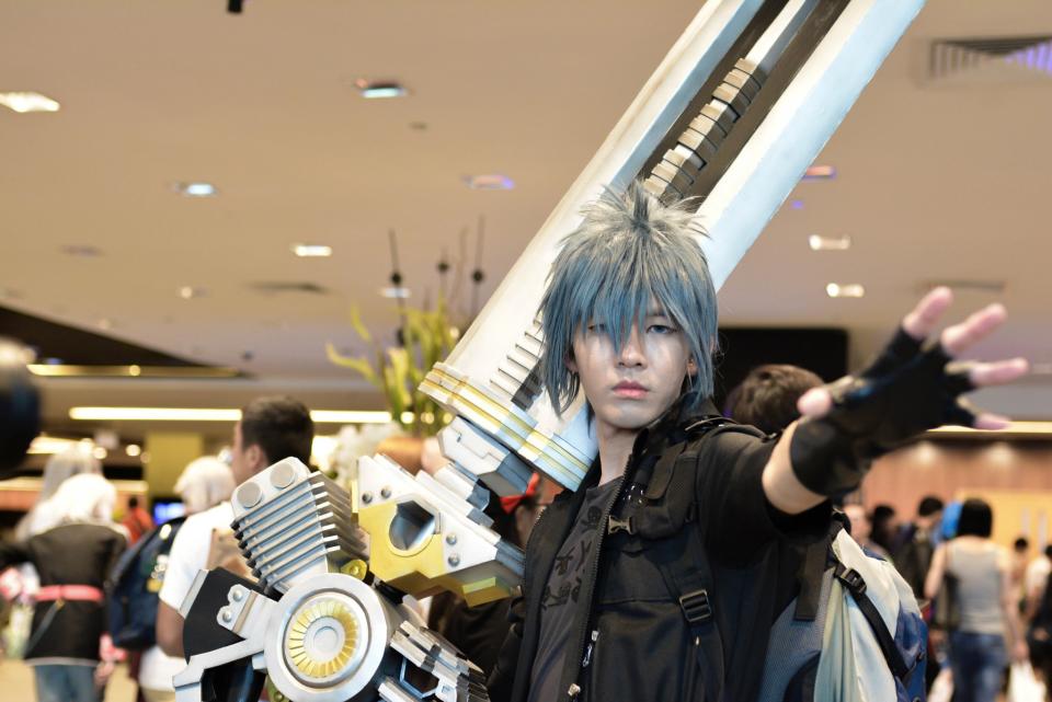 Cosplayers at the Suntec Convention Centre for this year’s Anime Festival Asia Singapore.