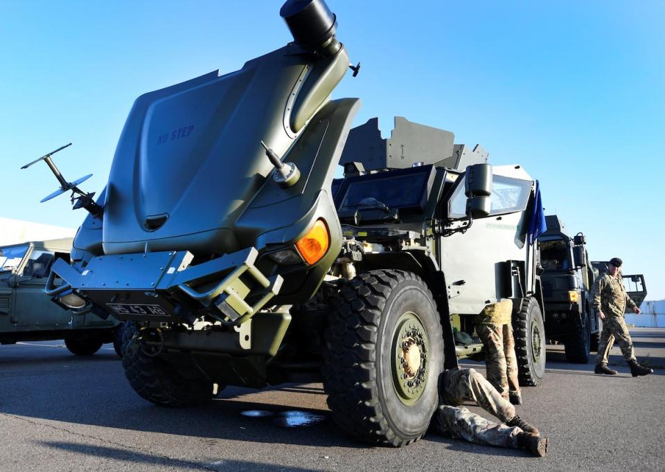 British UK troops military vehicles