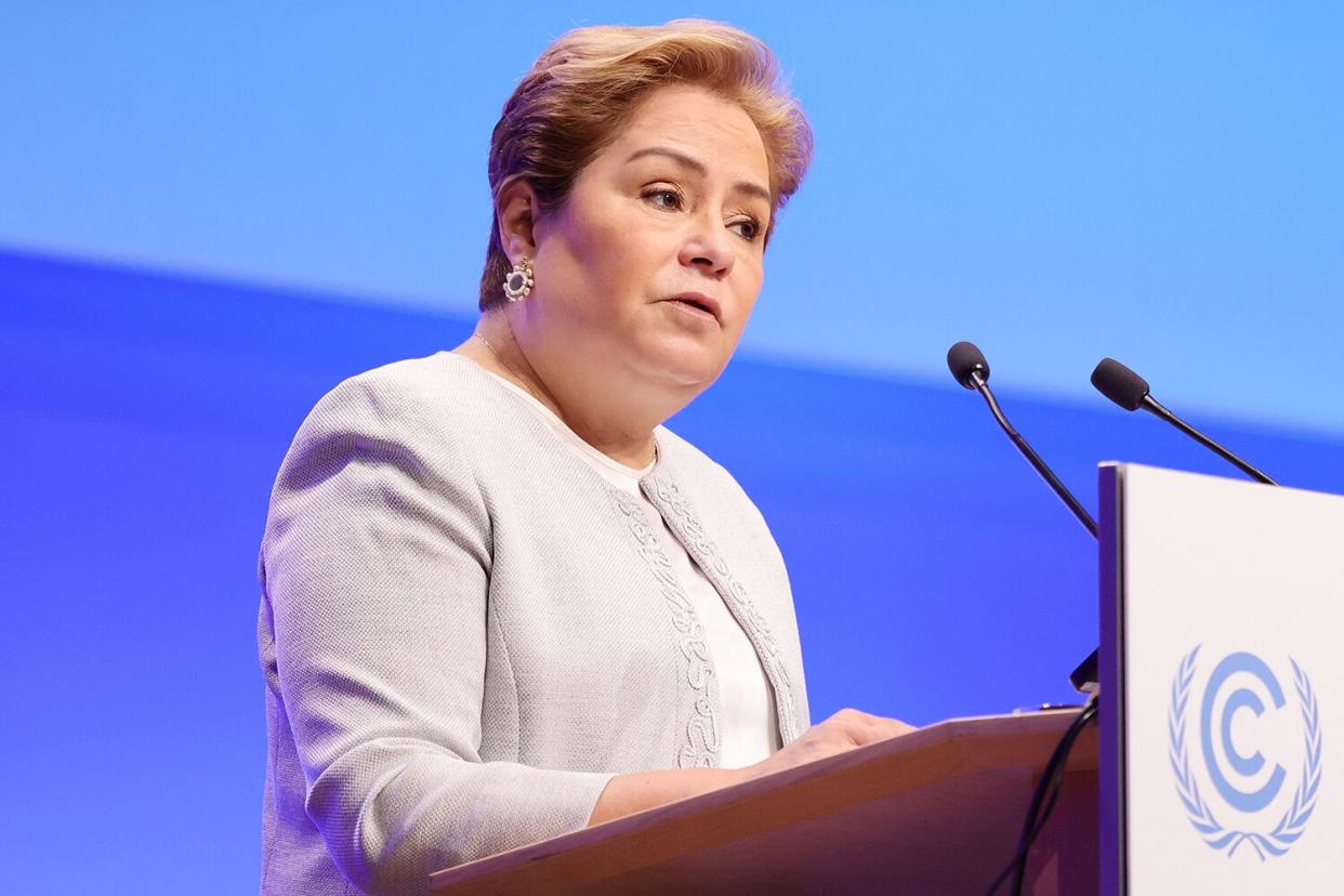 Patricia Espinosa, Executive Secretary of the United Nations Framework Convention on Climate Change, speaks on the opening day of the UNFCCC's SB56 climate conference on June 06, 2022 in Bonn, Germany. The June 6-16 conference is in preparation for the UN Climate Change Conference COP27 in Sharm el-Sheikh, Egypt, which is scheduled to take place in November this year.