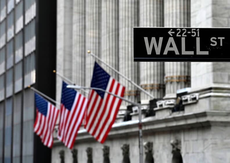 The New York Stock Exchange (NYSE) on August 15, 2019 at Wall Street in New York City. - Wall Street stocks opened higher Thursday following mixed US economic data, bouncing modestly after the Dow suffered its worst session of the year. About five minutes into trading, the Dow Jones Industrial Average was at 25,531.36, up 0.2 percent. The broad-based S&P 500 also added 0.2 percent at 2,846.22, along with the tech-rich Nasdaq Composite Index, which stood at 2,846.22. (Photo by Johannes EISELE / AFP)JOHANNES EISELE/AFP/Getty Images ** OUTS - ELSENT, FPG, CM - OUTS * NM, PH, VA if sourced by CT, LA or MoD **