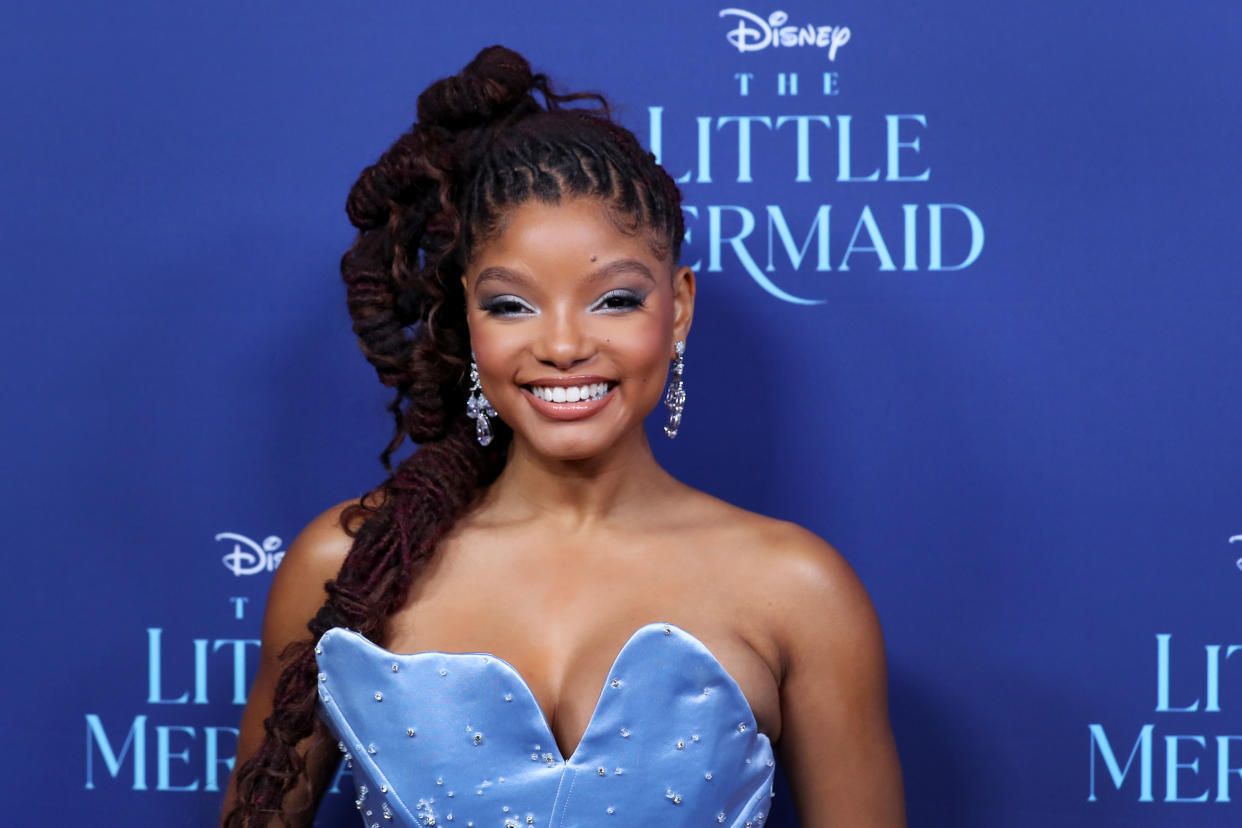 Halle Bailey at the Australian premiere of The Little Mermaid