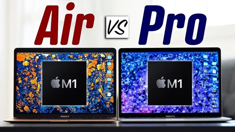 M1 版 MacBook Pro vs MacBook Air 全方面比較