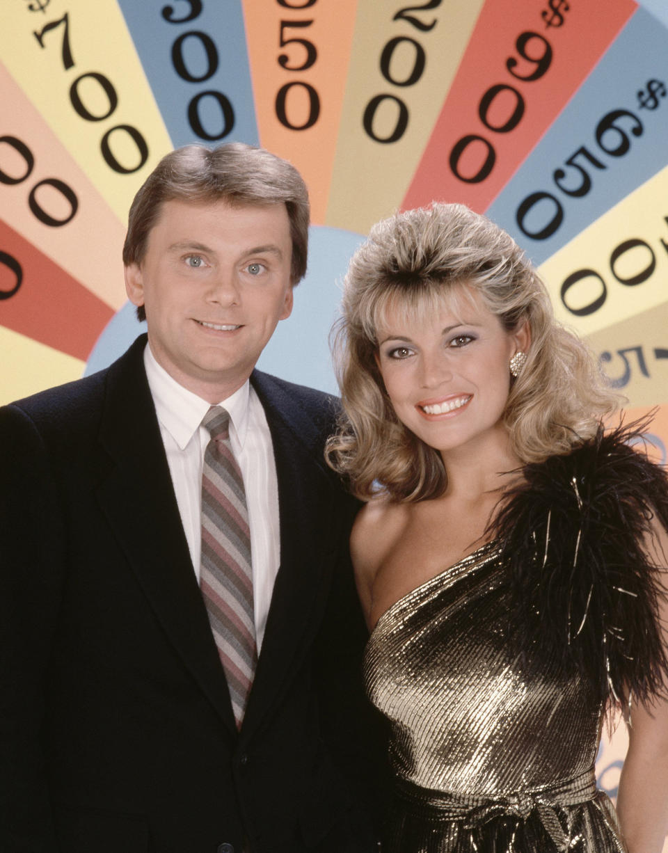 Pat Sajak and Vanna White on 