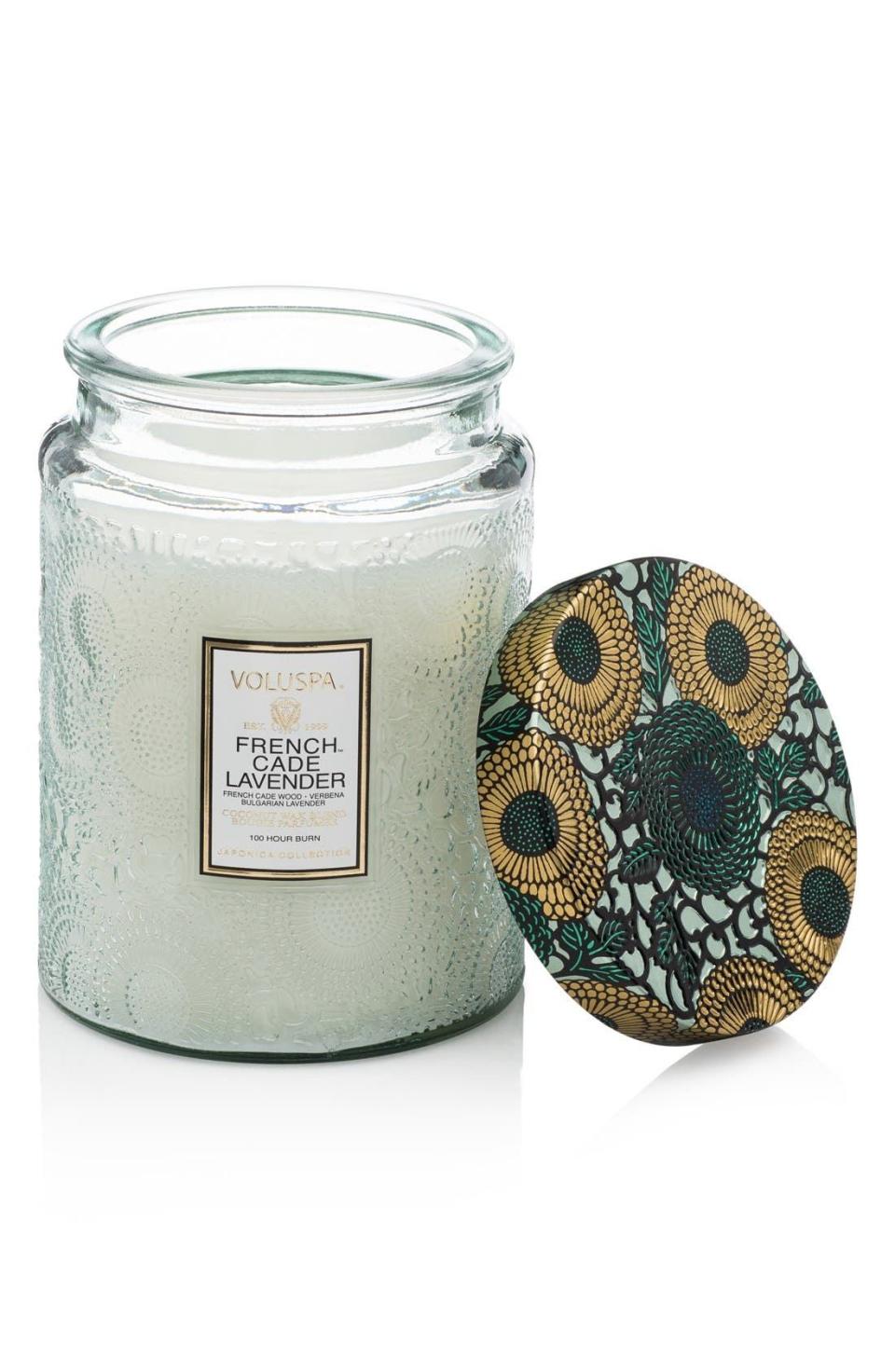 15) Japonica French Cade Lavender Candle