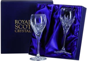 Royal Scot Crystal Sherry Glasses
