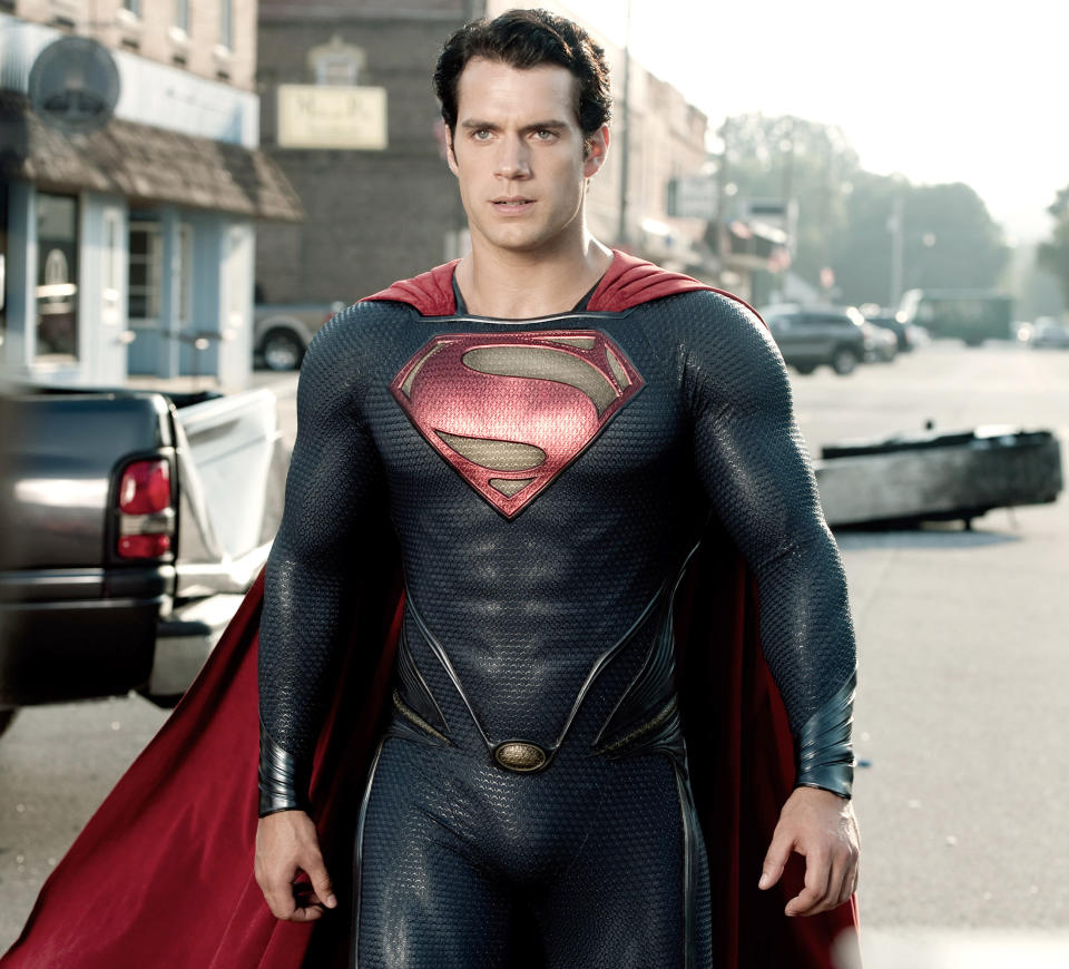 henry in the superman suit