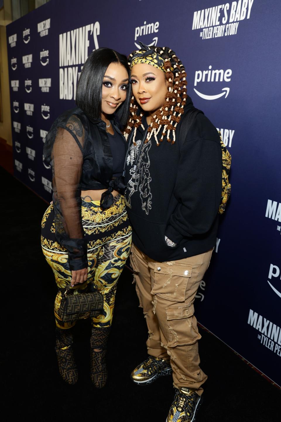 ATLANTA, GEORGIA - NOVEMBER 08: Jesseca Harris-Dupart and Da Brat attend the special screening of 