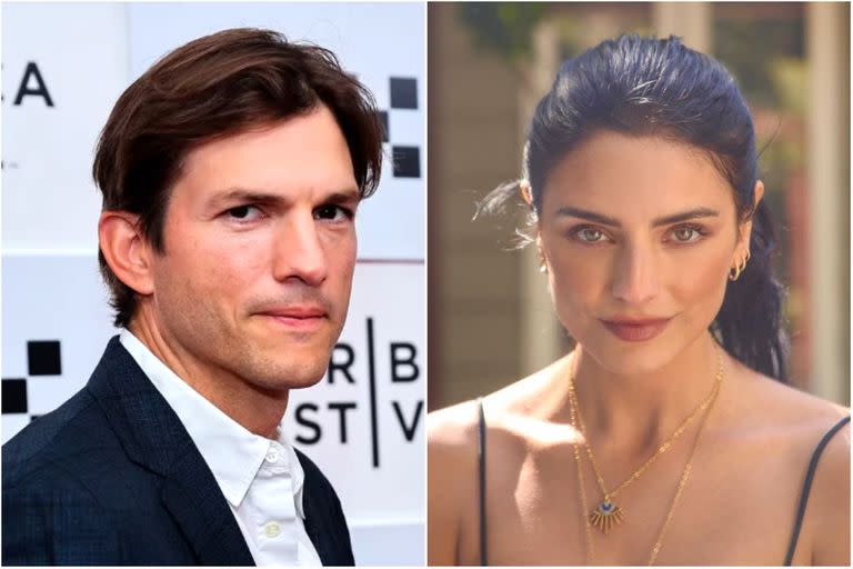 Ashton Kutcher tuvo una inesperada reacción ante la revelación de la periodista (Foto: Anadolu Agency - Anadolu/ Instagram @aislinnderbez)