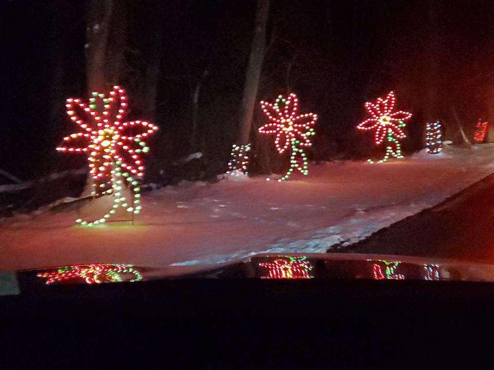 Clinton Park in Findlay Township has its annual Christmas lights drive-through display.