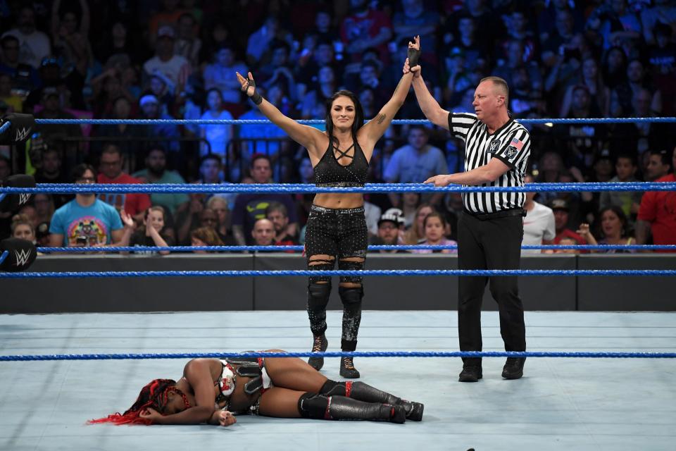 Shamong native Sonya Deville, born Daria Berenato, no longer faces a gun-possession charge in New Jersey.