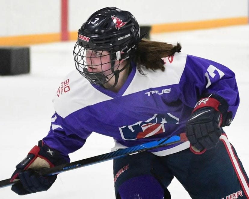 Alanna Devlin of Marshfield was invited to the Women’s Hockey National Festival, hosted by Team USA in Buffalo, NY in August.