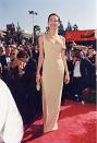 <p>This beige gown was arguably Ange’s coming-of-age frock. And what an elegant number. [Photo: Getty] </p>