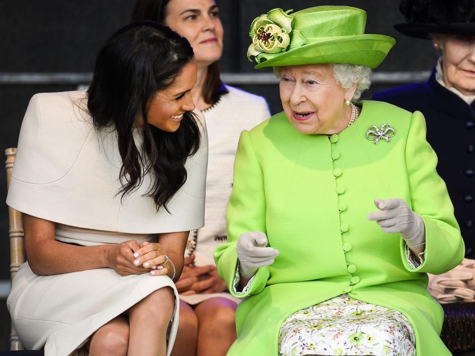 Meghan Markle Queen Elizabeth