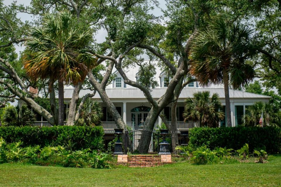 A house on North Beach Boulevard in Waveland on Friday, May 12, 2023. The house is one of the most expensive in Hancock County, according to tax assessments.