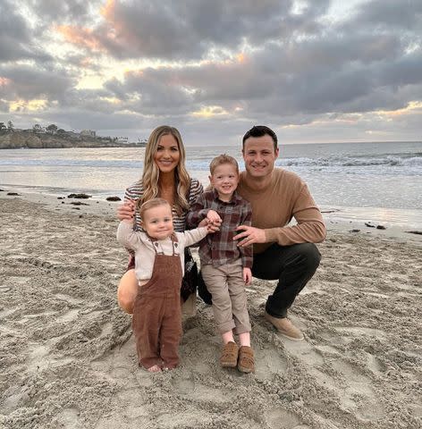 <p>Amy Cole Instagram</p> Gerrit Cole and his wife Amy Cole with their kids Caden and Everett.