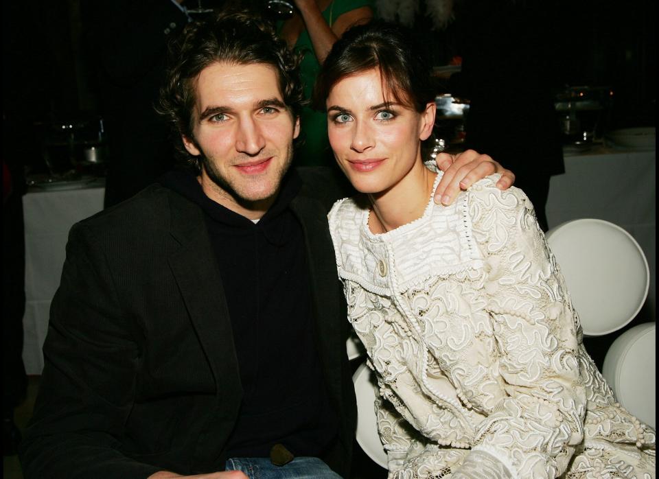 Amanda Peet and hubby, screenwriter David Benioff, <a href="http://www.people.com/people/article/0,,1224905,00.html" target="_hplink">married while the actress was expecting in 2006</a>.