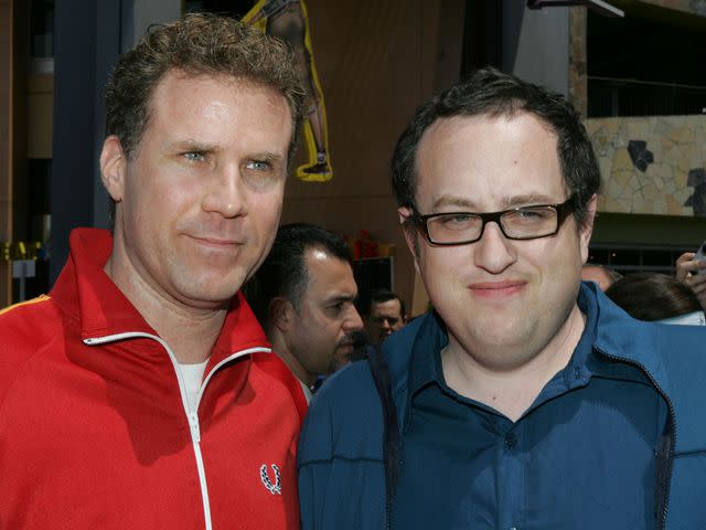<p>Frazer Harrison/Getty</p> Will Ferrell and Jesse Dylan at the premiere of "Kicking and Screaming" on May 1, 2005 in Universal City, California.