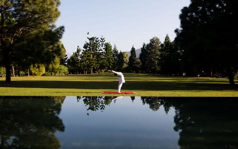 Morning yoga