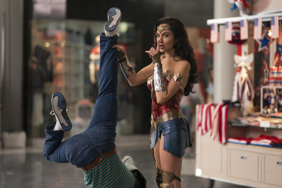 Gal Gadot as the title character in 'Wonder Woman 1984'. (Credit: Warner Bros)