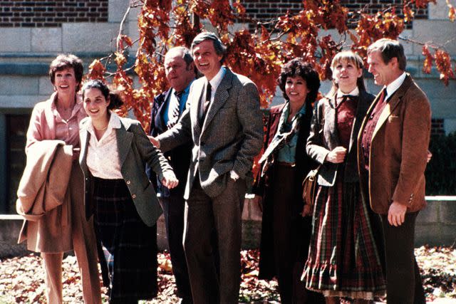 <p>Universal/cvourtesy Everett Collection</p> Carol Burnett, Elizabeth Alda, Jack Weston, Alan Alda, Rita Moreno, Bess Armstrong, and Len Cariou in 'The Four Seasons'