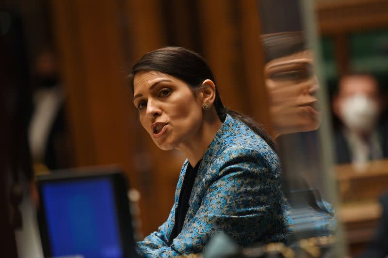 FILE PHOTO: Parliament session at the House of Commons in London