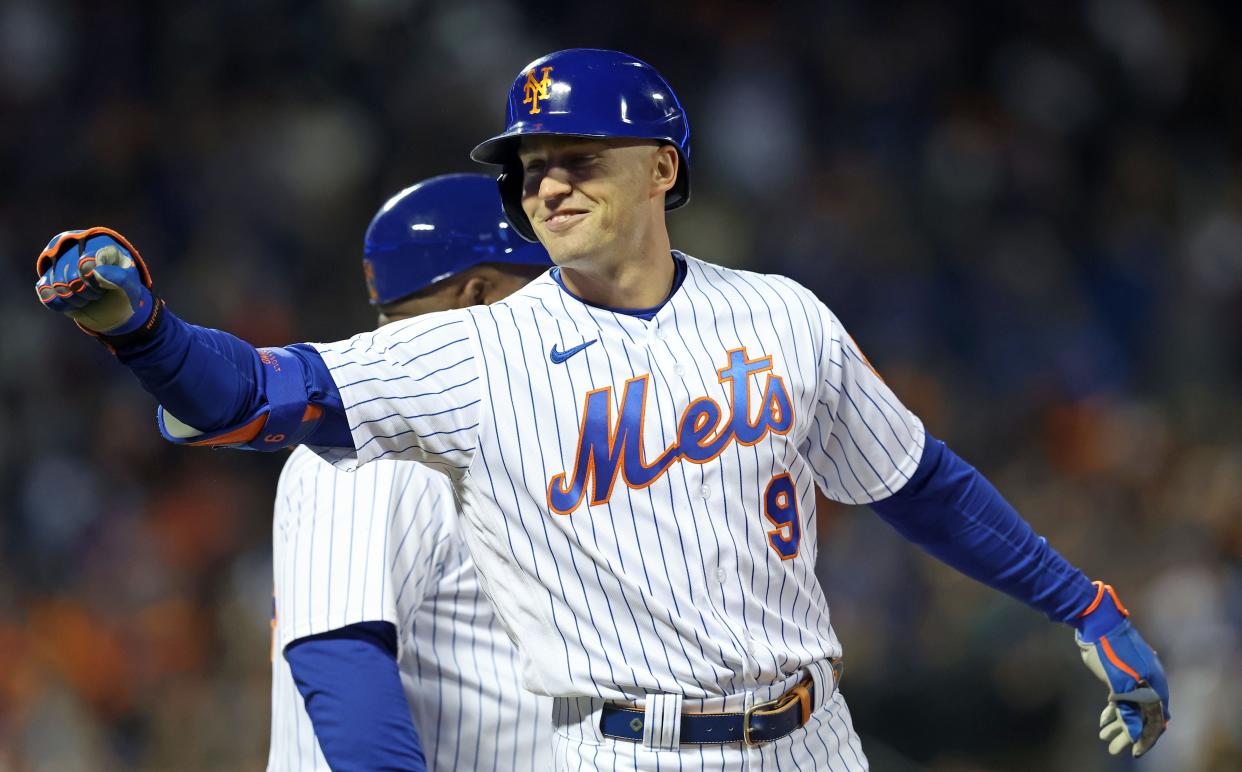 Brandon Nimmo played a career-high 151 games and scored 102 runs in 2022.