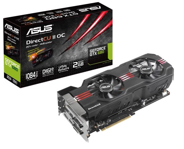 Asus reveals self-designed GeForce GTX 680 cards