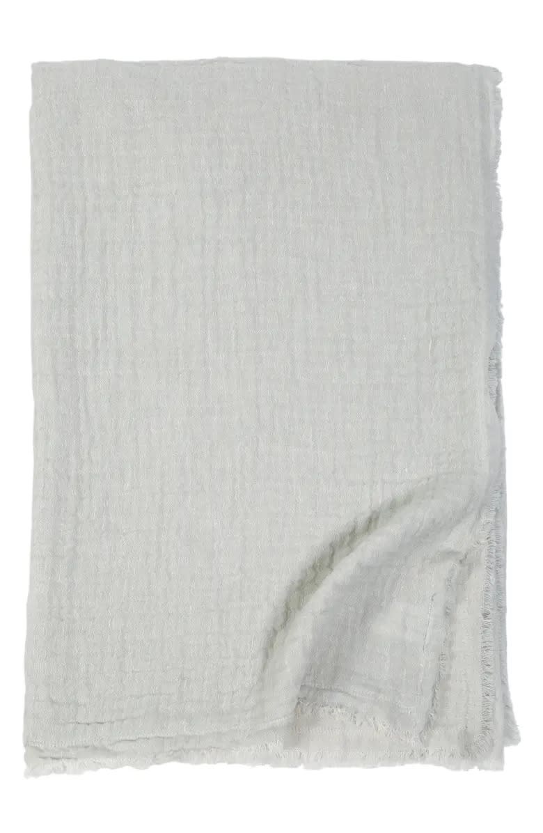 Pom Pom at Home Hermosa Oversized Cotton & Linen Throw Blanket