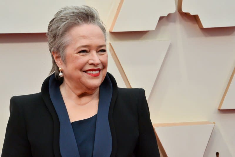 Kathy Bates arrives for the 92nd annual Academy Awards at the Dolby Theatre in the Hollywood section of Los Angeles on February 9, 2020. The actor turns 76 on June 28. File Photo by Jim Ruymen/UPI