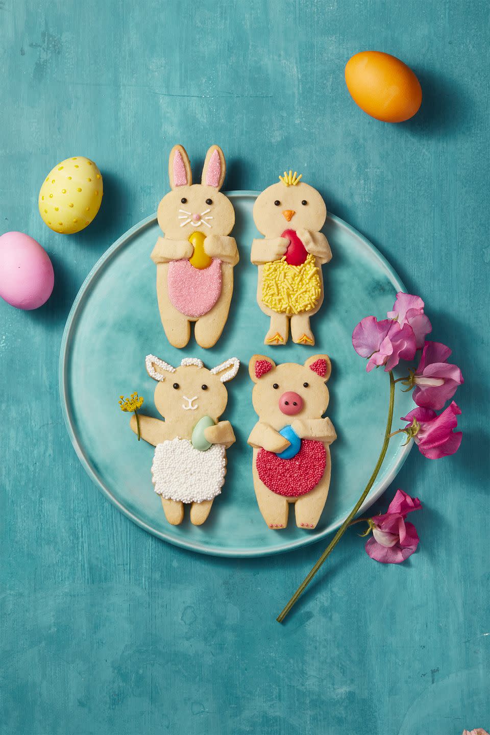 Easter Vanilla Sugar Cookies