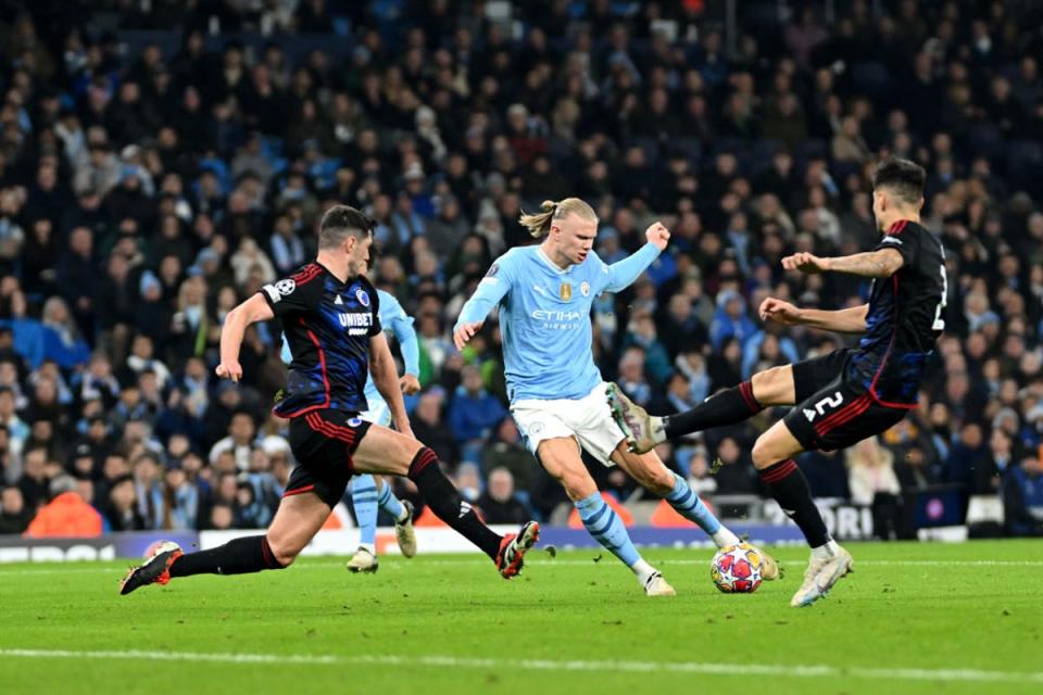 Erling Haaland and Manchester City cruised to victory over Copenhagen (Getty Images)