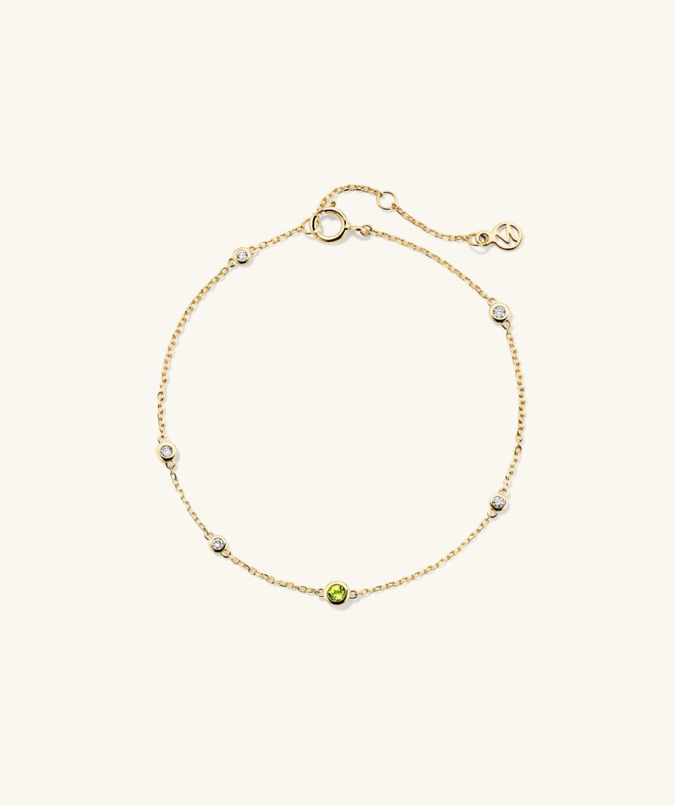 <p><a href="https://go.redirectingat.com?id=74968X1596630&url=https%3A%2F%2Fmejuri.com%2Fshop%2Fproducts%2Fmulti-gemstone-station-bracelet-peridot&sref=https%3A%2F%2Fwww.elle.com%2Ffashion%2Fshopping%2Fa60245970%2Fmejuri-jewelry-reivew%2F" rel="nofollow noopener" target="_blank" data-ylk="slk:Shop Now;elm:context_link;itc:0;sec:content-canvas" class="link ">Shop Now</a></p><p>Multi Gemstone Station Bracelet Peridot</p><p>mejuri.com</p><p>$248.00</p>