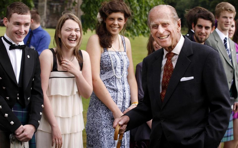 THe Duke of Edinburgh attending the Presentation Receptions for The Duke of Edinburgh Gold Award holders - Danny Lawson/PA