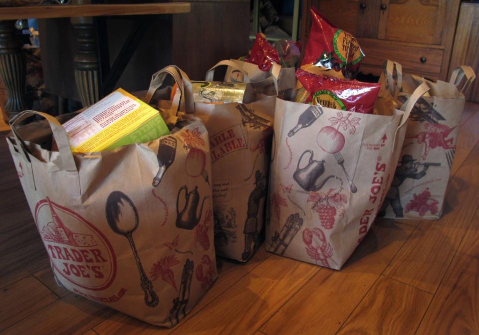 Trader Joe’s states on their website that they don’t offer delivery, curbside pickup or partner with third-party delivery apps. Paul Chinn/The San Francisco Chronicle via Getty Images