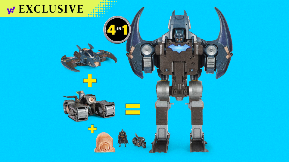 See all the possible transformations with Spin Master's Gotham Guardian Playset. (Courtesy Spin Master)