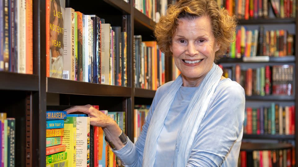 Judy Blume's straightforward and candid portrayals of young people have captivated generations of readers.  - Mary Martin/AP