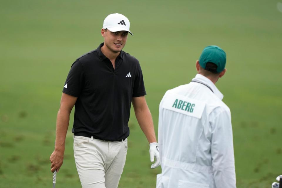 Aberg finished second on his Masters debut (AP)