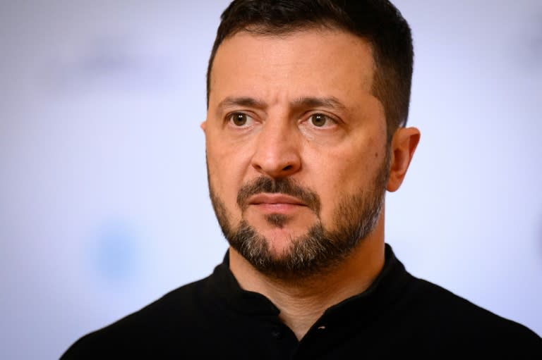 Zelensky said Ukraine's allies had increased their military support (Leon Neal)