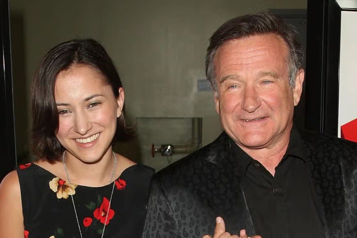 Zelda pictured with her father Robin Williams in 2009  (Getty Images)