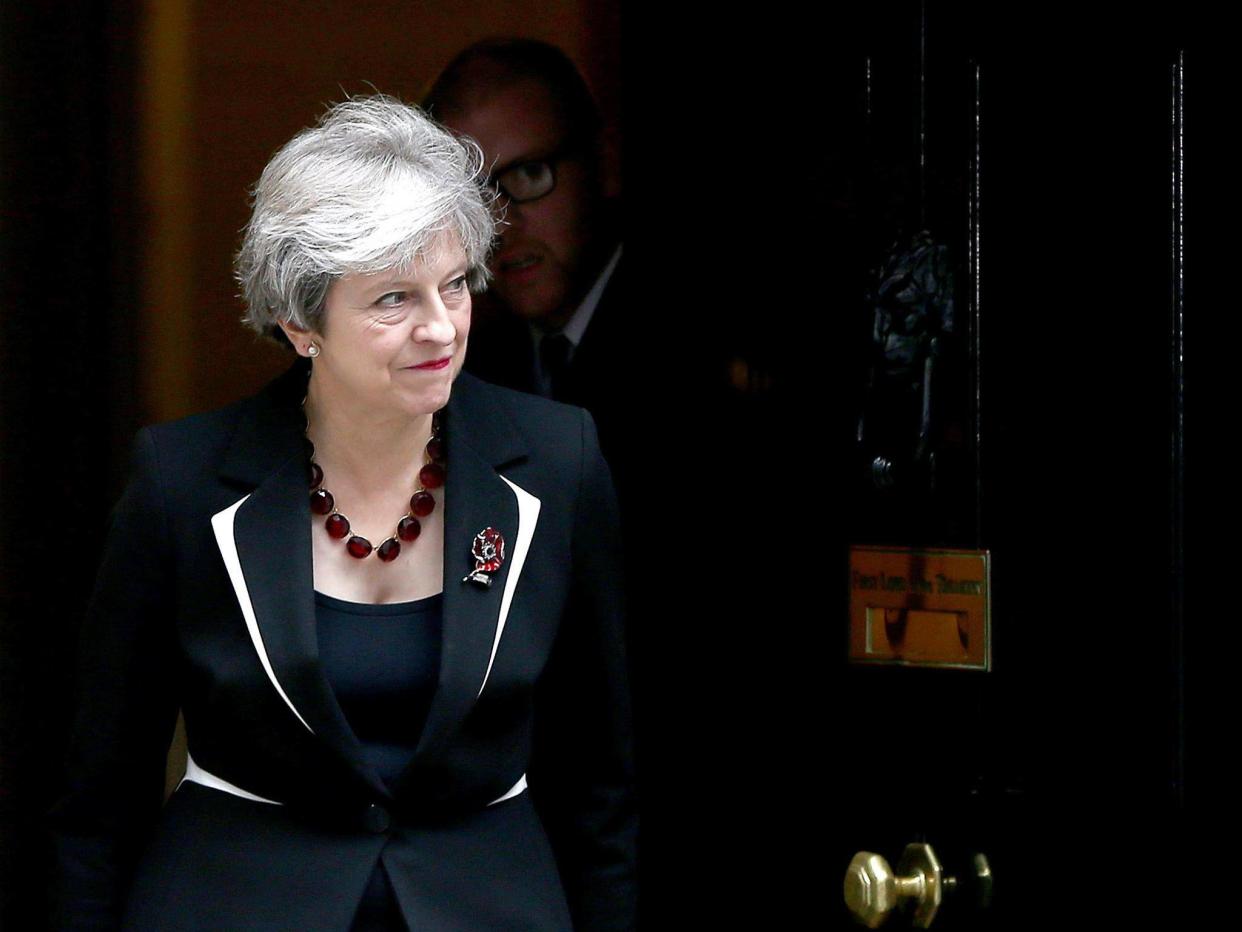 Theresa May's approval ratings have plummeted following June's general election: EPA