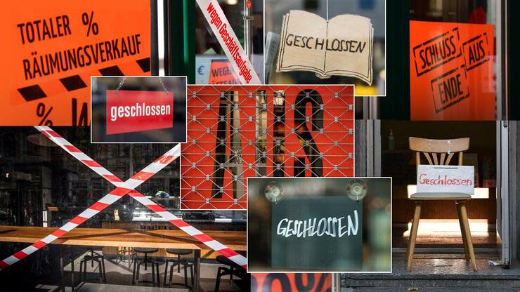 In den vergangenen Monaten mussten viele Geschäfte schließen. Nun droht ihnen die Insolvenz. Foto: dpa; Jan Huebner