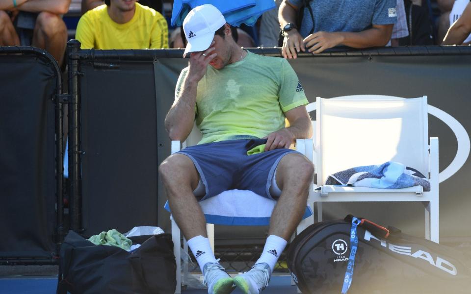 Mischa Zverev ended his first round match early and has been punished severely - AFP