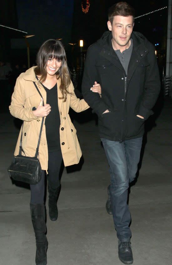 Lea Michele y Cory Monteith