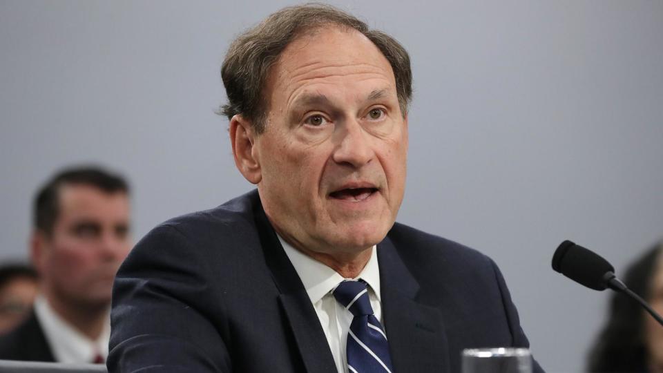 PHOTO: In this March 7, 2019, file photo, U.S. Supreme Court Associate Justice Samuel Alito testifies about the Court's budget during a hearing of the Subcommittee on Financial Services and Government general of the House Appropriations Committee in Washington.  (Chip Somodevilla/Getty Images, FILE)