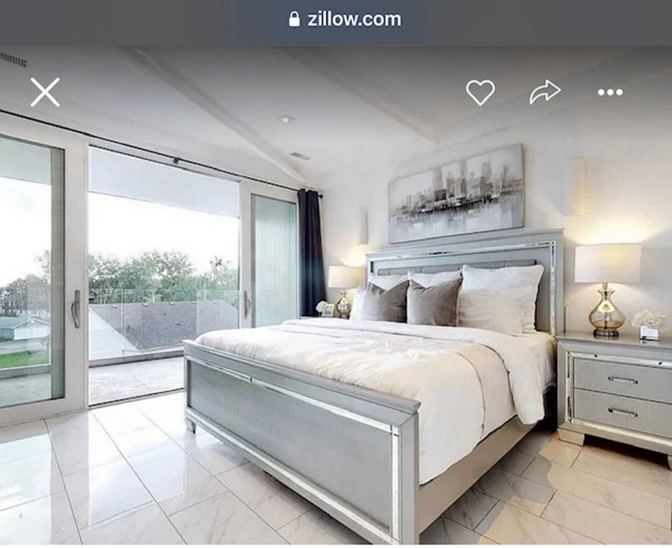 Bedroom Screen grab from Zillow