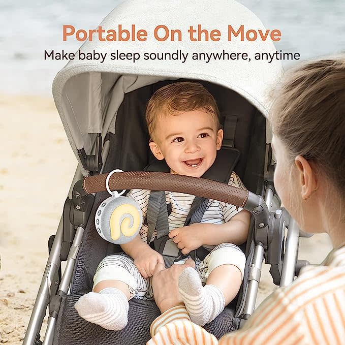 White Noise Machine - Dreamegg Portable White Noise Machine. PHOTO: Amazon